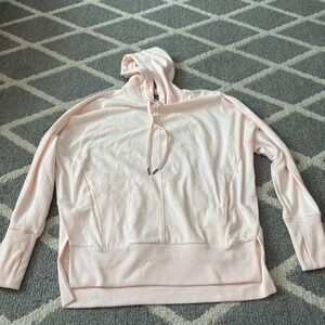 Sweaty Betty Womens Liberate Luxe Fleece Hoody‎ Tulle Pink 6
